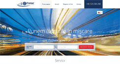 Desktop Screenshot of premiermoving.ro